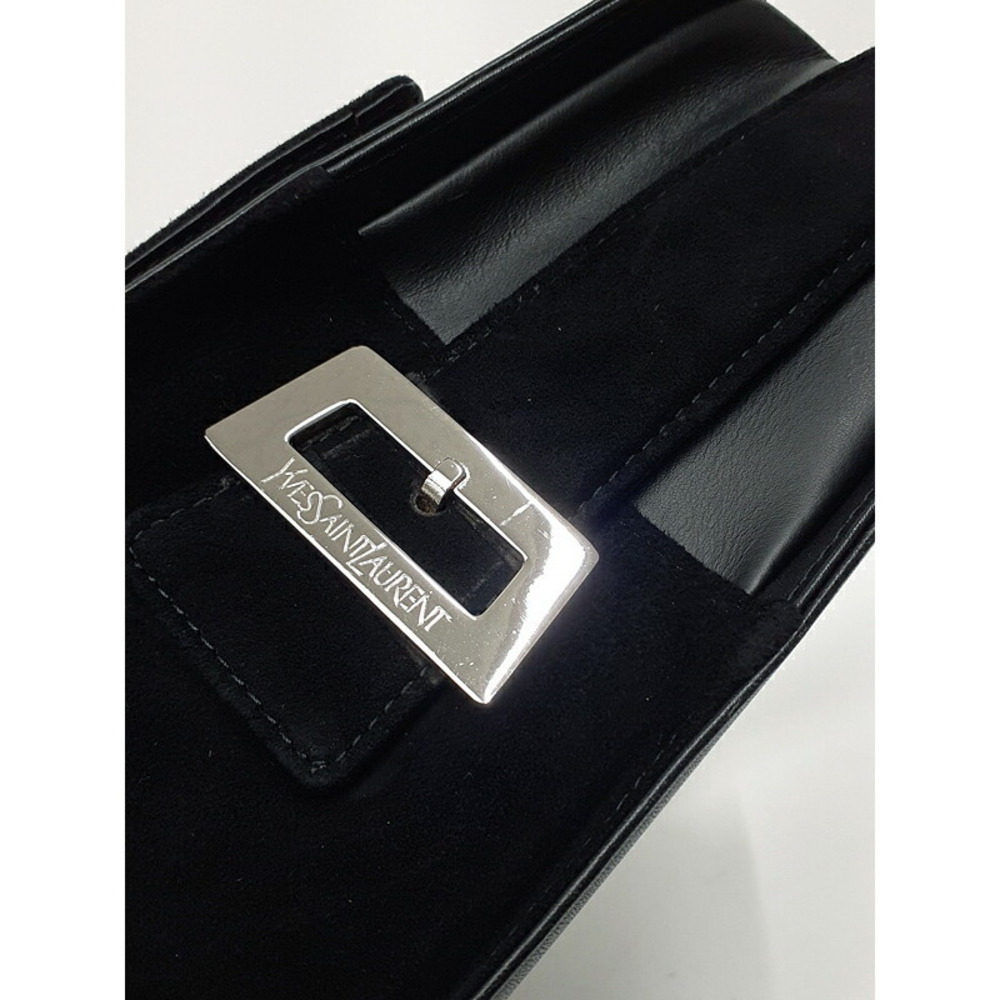 Saint Laurent Yves Laurent Leather Shoulder Bag - Picture 9 of 9